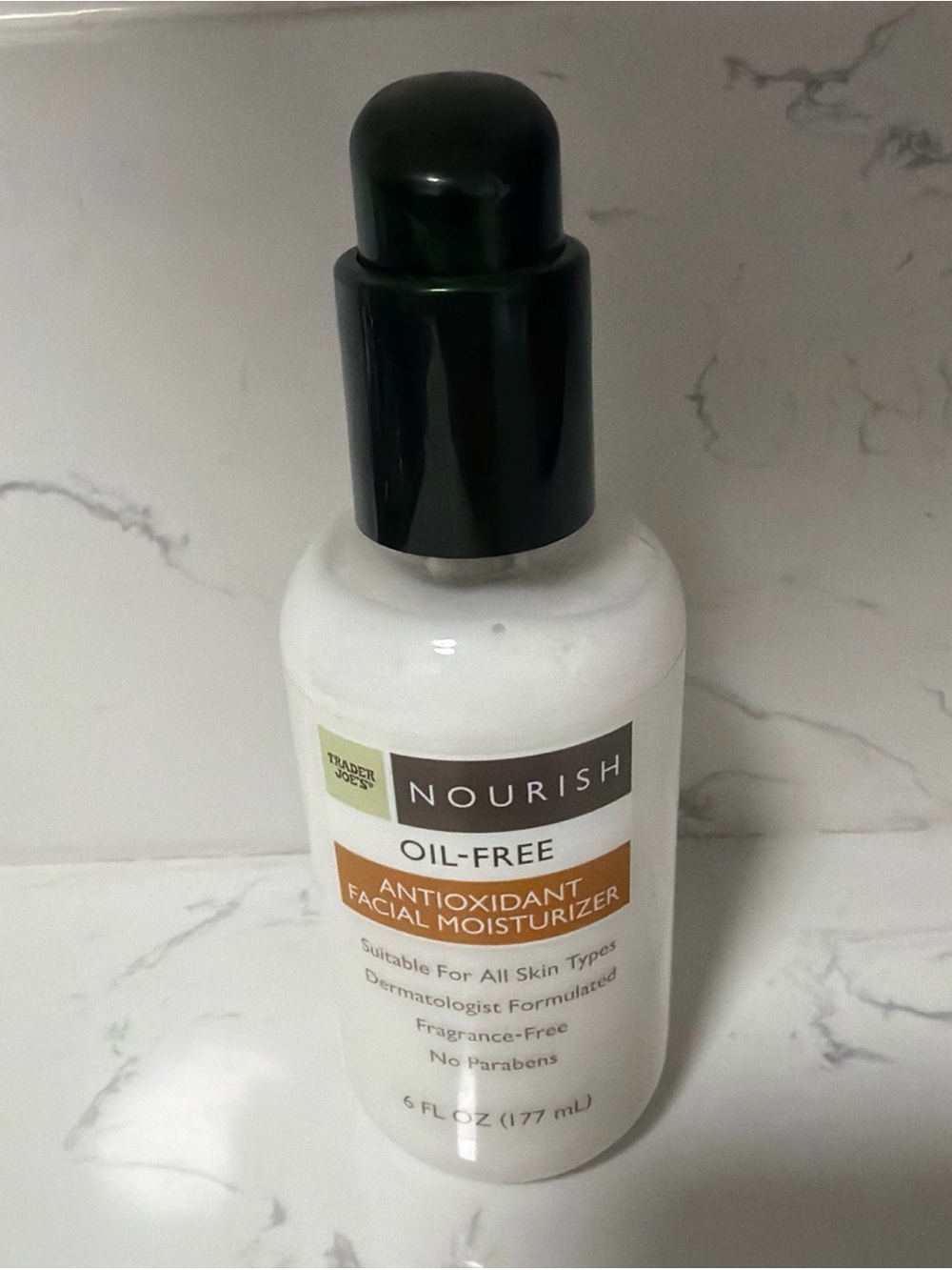 New/Sealed Trader Joe's Nourish Antioxidant Oil Free Facial Moisturizer